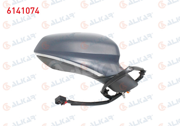 ALKAR 6141074 | Dış Dikiz Aynası Sağ Elektrikli Isıtmalı Astarlı Otomatik Katlanır Sinyalli Hafızalı 12 Pin Seat Leon (Kl1) 2019 -