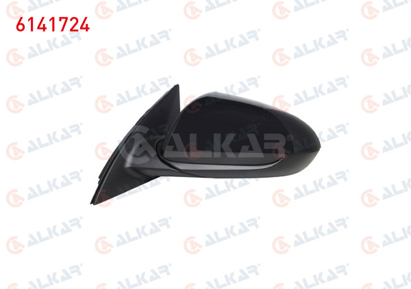ALKAR 6141724 | Dış Dikiz Aynası Sol Elektrikli Asferık Astarlı 3 Pin Hyundai i30 (Pde, Pd, Pden) 2016 -