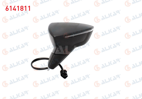 ALKAR 6141811 | Dış Dikiz Aynası Sol Elektrikli Isıtmalı Sinyalli 6 Pin Seat Ibiza V (Kj1) 2017 -
