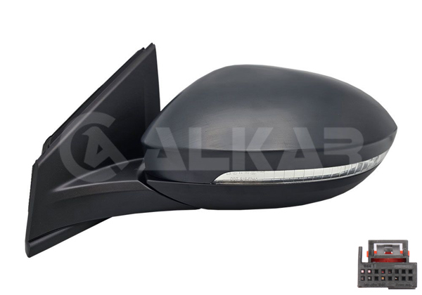 ALKAR 6143204 | Dış Dikiz Aynası Sol Elektrikli Asferık Isıtmalı Astarlı Sinyalli Volkswagen Taıgo 2021 -