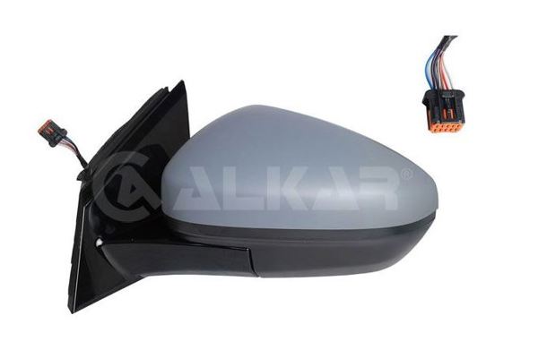 ALKAR 6143729 | Dış Dikiz Aynası Sol Elektrikli Isıtmalı Astarlı Otomatik Katlanır Alt Aydınlatmalı 9 Pin Opel Grandland X 2017 -