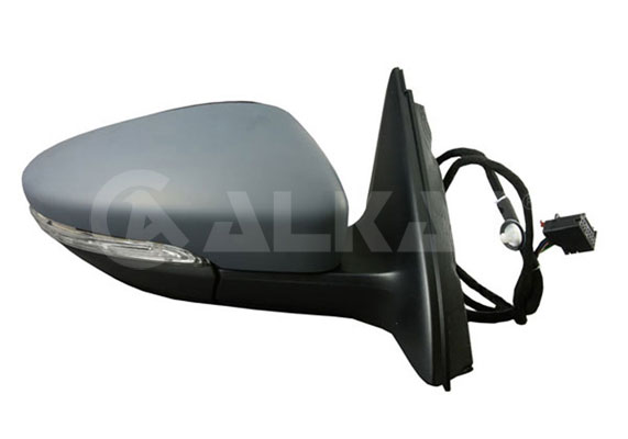 ALKAR 6150181 | Dış Dikiz Aynası Sağ Elektrikli Isıtmalı Astarlı Otomatik Katlanır Sinyalli 13 Pin Alt Aydınlatma Hafızalı Volkswagen Jetta IV 2010-2014