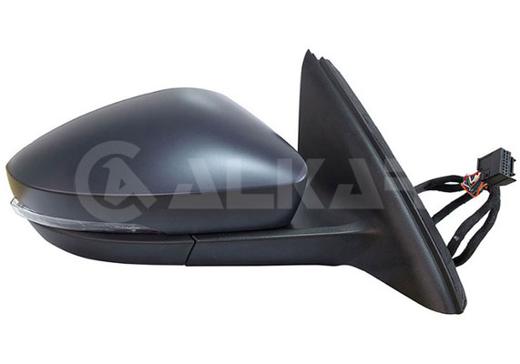ALKAR 6150561 | Dış Dikiz Aynası Sağ Elektrikli Isıtmalı Astarlı Otomatik Katlanır Sinyalli 11 Pin Alt Aydınlatma Skoda Octavia 2012 -