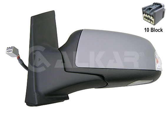 ALKAR 6151400 | Dış Dikiz Aynası Sol Elektrikli Isıtmalı Astarlı Sinyalli Alt Aydınlatma Ford Focus 2005-2007