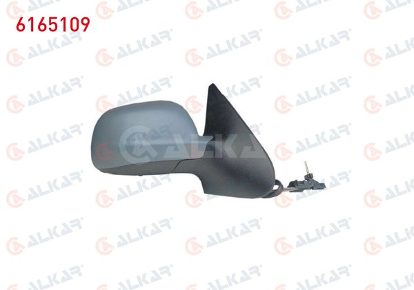ALKAR 6165109 | Dış Dikiz Aynası Sağ Mekanik Astarlı Volkswagen Polo (6N2) 1999-2002