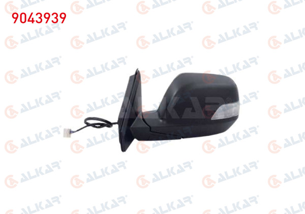 ALKAR 9043939 | Dış Dikiz Aynası Sol Elektrikli Mavi Camlı Isıtmalı Astarlı Otomatik Katlanır Sinyalli Honda Cr-V III (Re_) 2006 -