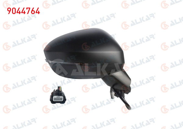 ALKAR 9044764 | Dış Dikiz Aynası Sağ Elektrikli Isıtmalı Astarlı Otomatik Katlanır Sinyalli Kör Noktalı 9 Pin Nissan Juke 2019 -