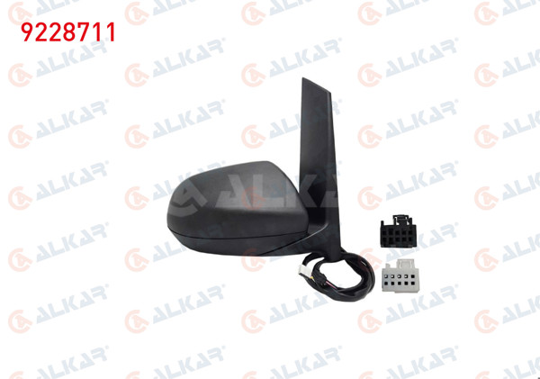 ALKAR 9228711 | Dış Dikiz Aynası Sağ Elektrikli Asferık Isıtmalı Kör Noktalı 8 Pin Mercedes Vito (W447) 2014 -