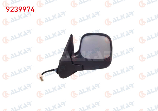 ALKAR 9239974 | Dış Dikiz Aynası Sol Elektrikli Isıtmalı Astarlı 5 Pin Citroen Berlingo 1996-2011 / Peugeot Partner 1996-2015
