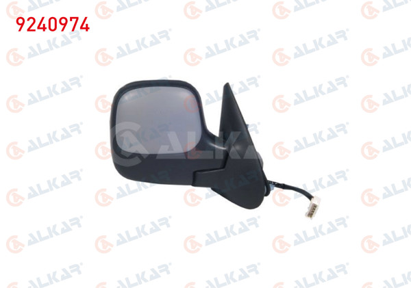 ALKAR 9240974 | Dış Dikiz Aynası Sağ Elektrikli Isıtmalı Astarlı 5 Pin Citroen Berlingo 1996-2011 / Peugeot Partner 1996-2015