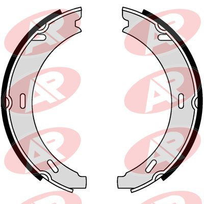 AP AP04730 | El Fren Balatası Aksesuarlı Mercedes A Class A 160 164X20 mm 1997-2004 / A Serisi A 170 1997-2004 / B Serisi B200 2005-2011 / C Serisi C200 CDI 1993-2000 / C Serisi C220 CDI 1993-2000 / C Serisi C230 1993-2000