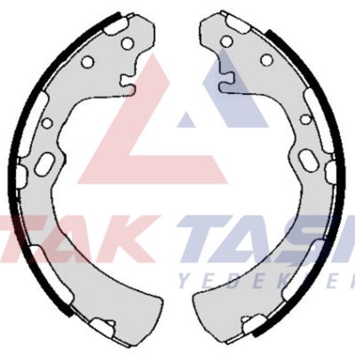 AP AP05700 | Fren Pabuç Balata Arka Nissan Pick Up (D22) 2.5 D 4X2 260X52 mm 1998 -