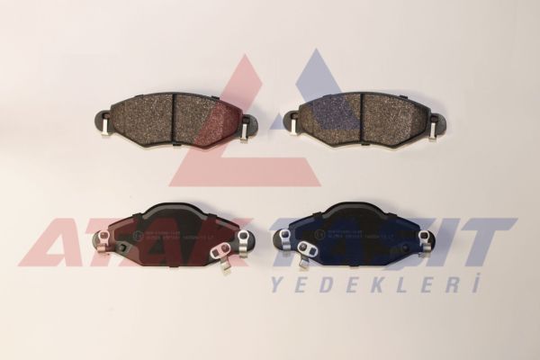 AP 05P1001 | Fren Balata Ön Ikazlı Toyota Yaris 1.5 Vvt-I 1999-2005 / Yaris 1.4 D-4D 1999-2005 / Yaris Verso 1.3 Vvt-I 1999-2005 / Yaris Verso 1.4 D-4D 1999-2005 / Yaris Verso 1.5 Vvt-I 1999-2005