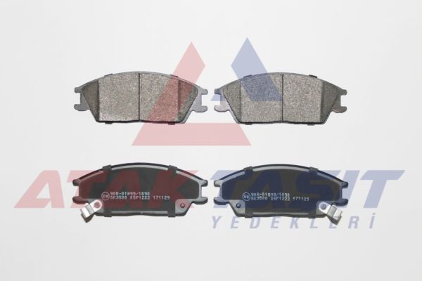 AP 05P1222 | Fren Balata Ön Ikazlı Accent I 1.3İ 1994-20000 / 1.5İ 1994-2000 / Excel 1.3İ 1990-1995 / 1.5İ 1990-1995 / Getz 1.3İ 2002-2008 / 1.5 CRDI 2002-2008 / Accent II 1.5İ 2000-2005 / 1.6İ 2000-2005 / Admıre 1.6 2003-2006