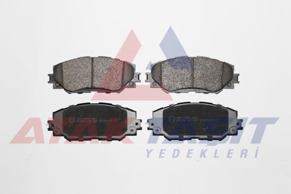 AP 05P1258 | Fren Balata Ön Toyota Corolla (E15_) 1.6 Vvt-I 2007-2012 / Auris (Zre15) 1.6 Vvt-I 2007-2012