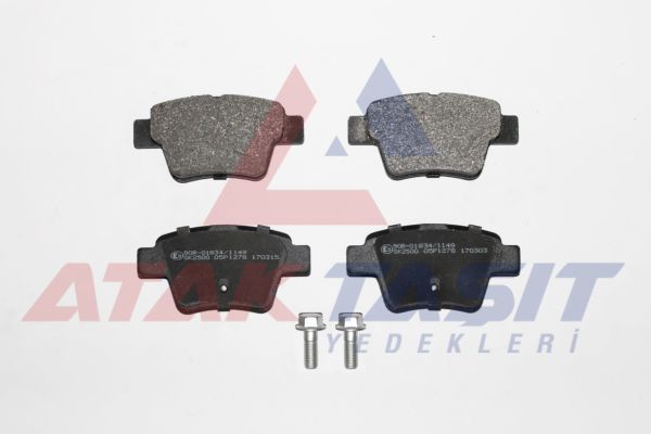 AP 05P1278 | Fren Balata Arka Peugeot 307 1.6 90 Hp 2000-2007 / 307 1.6 HDI 90 Hp 2000-2007 / 207 1.4 HDI 2006-2012 / 207 1.6İ 16V 2006-2012 / Citroen C4 1.6 HDI 2004-2009 / C4 1.6 2004-2009