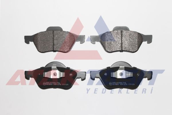 AP 05P1279 | Fren Balata Ön Renault Megane II (Bm0 / 1,Cm0 / 1) 1.5 DCI 2002-2008 / Megane II (Bm0 / 1,Cm0 / 1) 1.9 DCI 2002-2008 / Megane II (Bm0 / 1,Cm0 / 1) 1.6İ 16V 2002-2008