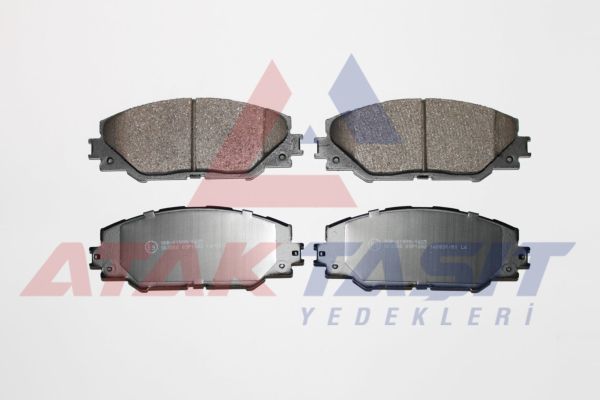 AP 05P1282 | Fren Balata Ön Toyota Rav4 III (Aca3_, Ace_, Ala3_, Gsa3_, Zsa3_) 2.0 Vvt-I 2005-2012 / Rav4 III 2.2 D 2005-2012 / Rav4 III 2.2 D-4D 2005-2012