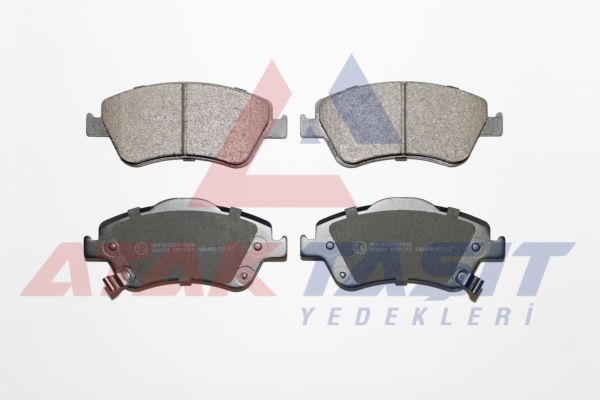 AP 05P1316 | Fren Balata Ön Ikazlı Toyota Corolla 1.4 D 2007-2012 / Corolla 1.4 D-4D 2007-2012 / Corolla 1.33 2007-2012 / Corolla 1.4 Vvt-I 2007-2012 / Auris 1.4 D-4D 2007-2012 / Auris 1.33 Dual-Vvt-I 2007-2012
