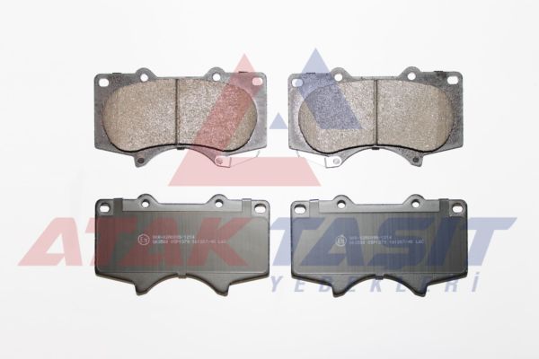 AP 05P1379 | Fren Balata Ön Toyota Hı-Lux VIII Revo Pick Up 2.4 D 4X2 Esplı 2015-/ Hı-Lux Pick Up 2.5 D 2005-2008 / Land Cruiser (J12) 3.0 D-4.0İ 2002-2008 / Mitsubishi Pajero IV 3.2 TD 2007 -