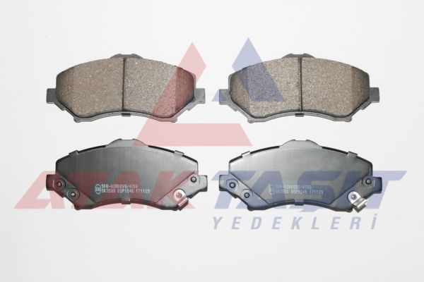 AP 05P1548 | Fren Balata Ön Ikazlı Fiat Freemont (Jf) 2.0 Mjt 170 Hp 2011-/ Jeep Wrangler III (Jk) 3.8İ V6 2007-/ Chrysler G.Voyager 3.3İ 2008-/ Dodge Nitro 2.8 Crd 4X4 2007 -