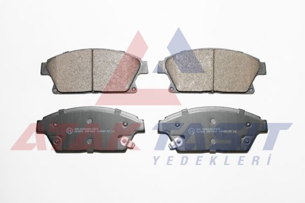 AP 05P1562 | Fren Balata Ön Ikazlı Opel Astra J 1.6İ 16 Jant 2009-2016 / Mokka 1.4 2012-/ Zafira C 1.6 2011-/ Chevrolet Trax 1.6 2012-2014 / Cruze 1.6 2009-2014 /