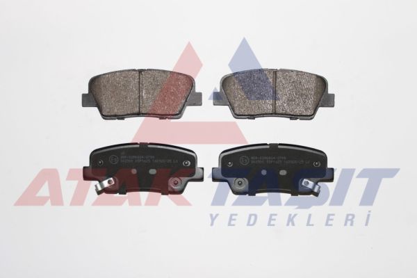 AP 05P1625 | Fren Balatası Arka Ikazlı Kia Sorento II 2.0 2.2 CRDI 2009-2015 / Hyundai Santa Fe II 2.0 2.2 CRDI 2006-2012 / Santa Fe III 2.0 2012-/ Genesıs 2008-2014 / Ssangyong Musso Grand 2.2 2018 -