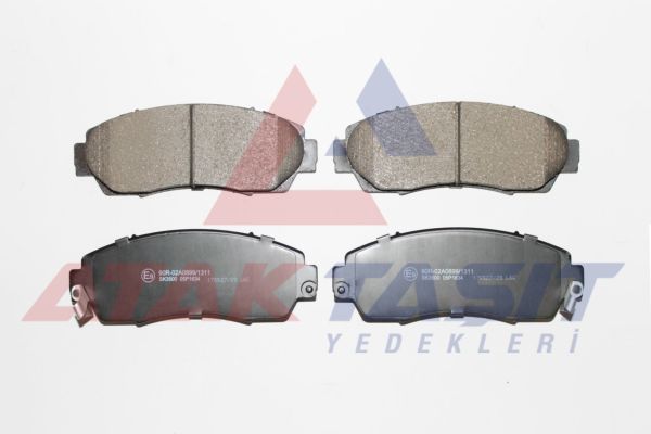 AP 05P1634 | Fren Balata Ön Ikazlı Tel Delikli Chery Tıggo 8 Pro 23-/ Honda Cr-V III 2.0 I-Vtec 2006-2012 / Honda Cr-V III 2.2İ Ctdı 2006-2012 / Honda Cr-V V (Rw_, Rt_) 1.5İ V-Tec 2016-/ Jaecoo J7 2024 -