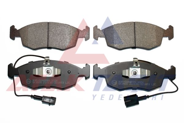 AP 05P1653 | Fren Balata Ön Fişli Fiat G.Punto Evo (199) 1.3 Mjt 2008-2012 / G.Punto Evo (199) 1.2İ 2008-2012 / G.Punto Evo (199) 1.4 2008-2012 / G.Punto Evo (199) 1.6 2008-2012