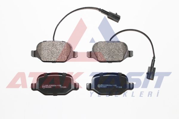 AP 05P1661 | Fren Balata Arka Çift Fişli Fiat Linea (323) 1.6 Mjt 2010-/ Linea (323) 1.4 2010 -