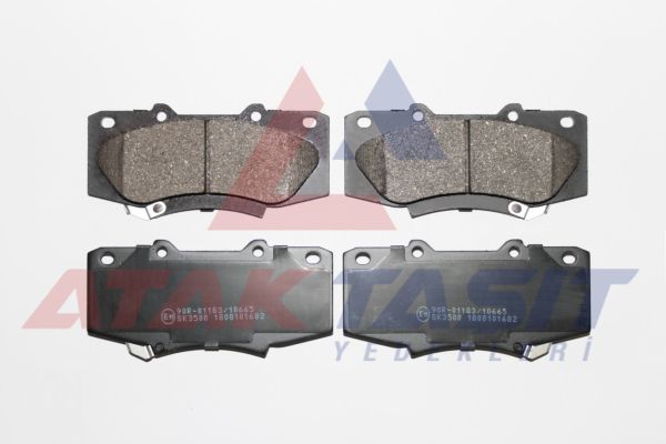 AP 05P1682 | Fren Balata Ön Ikazlı Toyota Hı-Lux Pick Up (Tgn1_, Ggn2_, Ggn1_, Kun2_, Kun1_) 2.5 D-4D 4X4 2005-2011