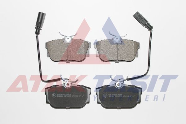 AP 05P1699 | Fren Balata Arka Fişli Volkswagen Transporter IV (70Xb,70Xc,7Db,7Dw) 2.4 D 1990-2003 / Transporter IV (70Xb,70Xc,7Db,7Dw) 2.5 TDI 1990-2003 / Ford Galaxy (Wgr) 1.9 TDI 1995-2006