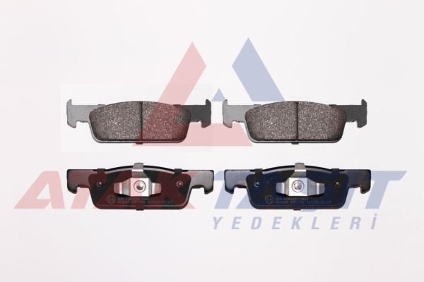AP 05P1702 | Fren Balata Ön Renault Symbol III (Jz0 / 1) 1.5 DCI 16 Jant 2012-/ Clio IV 1.5 DCI 75 Hp 2012-/ Clio IV 1.2 16V 16 2012-/ Dacia Sandero Stepway 1.5 DCI 2012-/ Smart Fortwo 1.0 2014-/ Forfour 1.0 2014 -