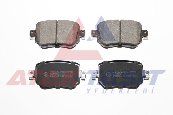 AP 05P1986 | Fren Balata Arka Ikazlı Volkswagen Caddy IV 1.6 TDI 2015-/ Seat Leon (5F) 1.8 TSI 2012-/ 2.0 TDI 2012-/ Leon Cupra 2.0 TDI 2006-/ Skoda Octavia (5E3) 2.0 TDI 2012 -