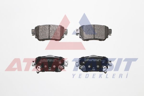 AP 05P1992 | Fren Balata Arka Ikazlı Nissan Qashqai 1.5 DCI 2014-/ Qashqai 1.2 2014-/ Qashqai 1.6 DCI 2014-/ X-Traıl 1.6 DCI 2014-/ Renault Kadjar 1.5 DCI 2015-/ Kadjar 1.2 2015-/ Kadjar 1.6 DCI 2015 -