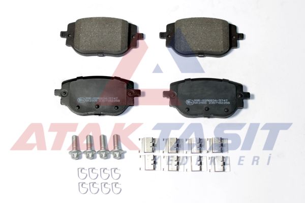 AP 05P2358 | Fren Balata Arka Ikazlı Peugot Expert 2020-/ Citroen Jumpy 2020-/ Opel Zafira D 2020-/ Vivaro C 2019-/ Toyota Proace 2020-/ Fiat Scudo 2022 -