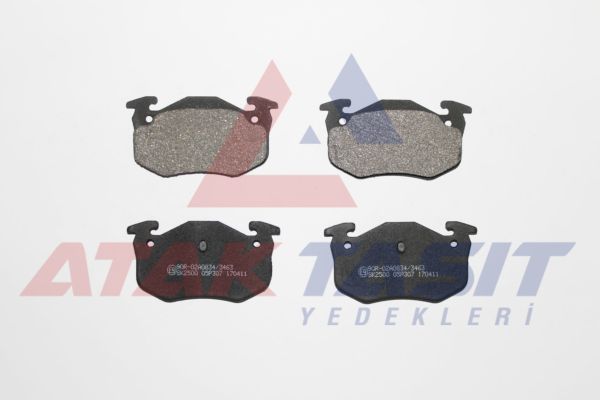 AP 05P307 | Fren Balata Arka Peugeot 206 (2A / C) 1.6İ 16V 1998-2006 / 1.6 HDI 1998-2006 / 2.0 HDI 1998-2006 / 2.0 Gtı 1998-2006 / 205 1.9 Gtı 1983-1998 / Citroen Zx (N2) 1.6 1991-1997