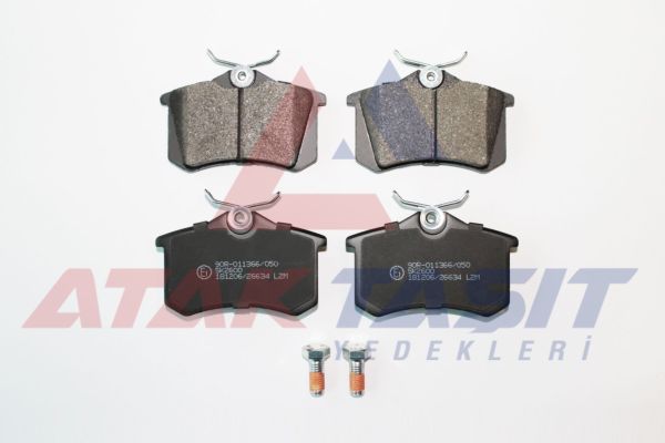 AP 05P634 | Fren Balata Arka 17,4mm Golf IV-V-VI / Jetta V-VI / Polo III-IV-V-VI / Caddy III / Clio III / Megane III-IV / 207 / 208 / 307 / 308 / Partner / C3 II-III / C4 II / A3 II / A4 II-III / A6 II / Leon II-III / Ibiza III-IV / Crossland