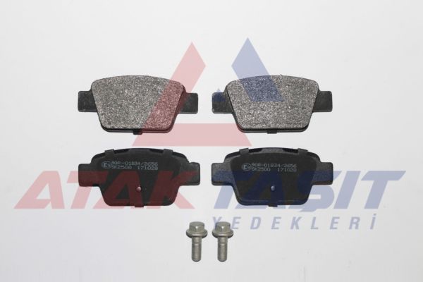 AP 05P780 | Fren Balata Arka Fiat Linea 1.4 T-Jet 2007-/ Bravo II (198) 1.6 Mjt 2006-/ Stilo 1.6 16V 2001-2010 / Bravo II 1.6 2006-/ Alfa Romeo Mıto 1.4 T 2008-/ Mıto (955) 1.6 JTD 2008-/