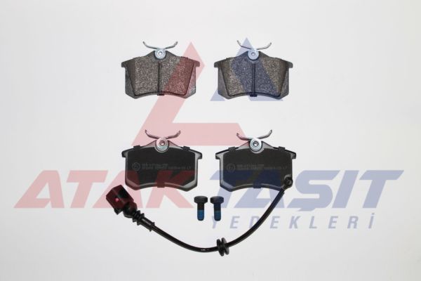 AP 05P853 | Fren Balata Arka Fişli VW Polo (9N_) 1.6İ 16V 2001-2012 / 1.4 TDI 2001-2012 / 1.4İ 16V 2001-2012 / 1.9 TDI 2001-2012 / A3 (8P1) 1.6 2003-2012 / 1.8 T 2003-2012 / A1 (8X1) 1.4 TFSI 2010 -