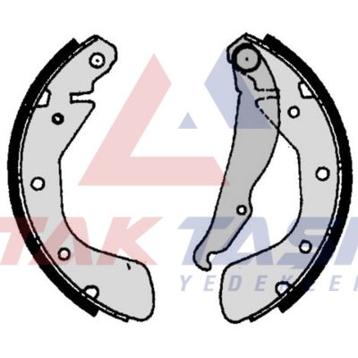 AP AP06800 | Fren Pabuç Balata Arka Opel Vectra 1.4 Levyelı 200X46 mm 1988-1995 / Vectra 1.8 1988-1995 / Corsa 1.7 D-2000-2006 / Astra F 1.4İ 1998-2002 / Daewoo Lanos 1.4İ 1997-2005 / Lacetti 1.6İ 2006-2012