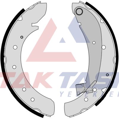 AP AP07120 | Fren Pabuç Balata Arka Fiat Ducato (230) 2.5 TDI 1.8Q Levyelı 254X57 mm 1994-2002 / Boxer I 2.8 HDI 1994-2002 / Jumper I 2.5 TDI 1994-2002 / Jumpy II 1.6 HDI 2006-/ Ducato (230) 2.5 D 1994-2002