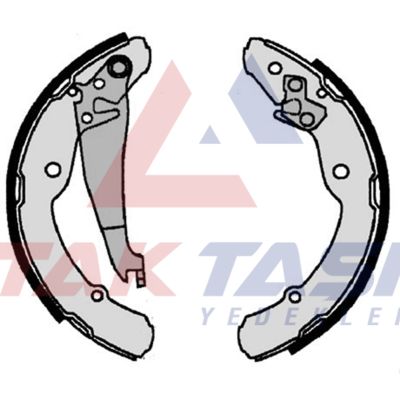 AP AP07300 | Fren Pabuç Balata Levyelı Arka 230X32 Volkswagen Caddy II (9K9a) 1.9 TDI-1.9 Sdı 1995-2004 / Skoda Octavia (1U2) 1.6İ-1.8İ T-1.9 TDI 1996-2004