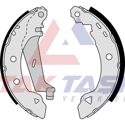 AP AP07530 | Fren Pabuç Balata Arka Renault R19 1.4 Levyelı 203X39 mm 1988-2001 / R19 1.6 1988-2001 / R19 1.9 D-1988-2001 / R19 1.8İ 16V-1988-2001 / R19 1.7 1988-2001