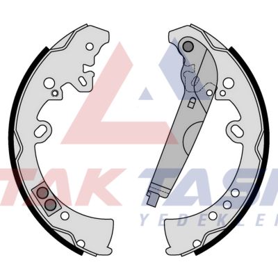 AP AP09205 | Fren Pabuç Balata Arka Toyota Hı-Lux Pick Up (Tgn1_Ggn2_Ggn1_Kun2_Kun1_) 2.5 D-4D 4X4 Levyelı 295X62 mm 2005-/ Hilux Pick Up 2.5 D 2005-2011 / Hilux Pick Up 2.5 D4d 2005-2011