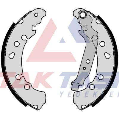 AP AP09320 | Fren Pabuç Balata Arka Toyota Yaris (P9) 1.3 Vvt-I Levyelı 203X40 mm 2006-2010 / Toyota Yaris (P9) 1.4 D4d 2006-2010 / Toyota Yaris (P9) 1.33 VVTI 2006-2010
