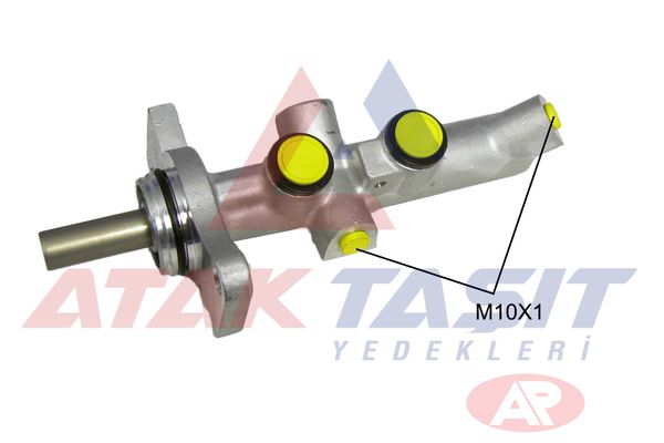 AP 214832 | Fren Anamerkez Alüminyum 20.64mm Toyota Corolla (_E12_) 1.4 D-4D-1.4 Vvt-I-1.6 Vvt-I 2002-2007