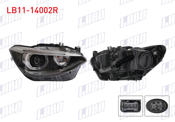 LABO LB11-14002R | Far Sağ Xenon BMW 1 Serisi (F20) 2012-2016