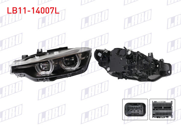 LABO LB11-14007L | Far Sol Led BMW 3 Serisi (F30 Lcı) 2016-2019