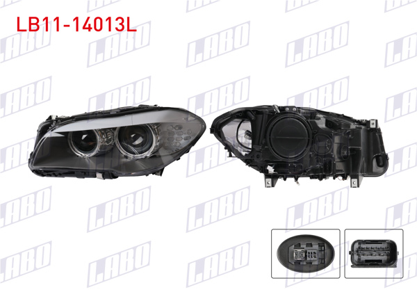 LABO LB11-14013L | Far Sol Xenon BMW 5 Serisi (F10) 2011-2013